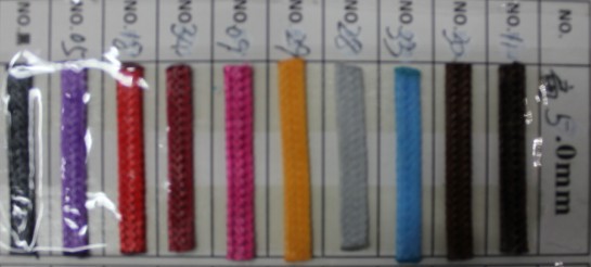 Wholesale of 0.4mm flat tape, Korean wax thread, wax rope, polyester eco-friendly diy rope details Picture