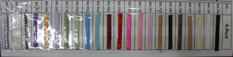 Wholesale of 0.4mm flat tape, Korean wax thread, wax rope, polyester eco-friendly diy rope