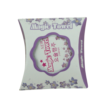 Wavy compression towel