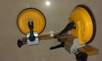Angle adjustable suction cup glass installation with double claw suction cup, KD suction cup, glass suction cup