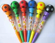 球类弹跳泡泡灯笔 一笔三用 创意玩具笔 各种球