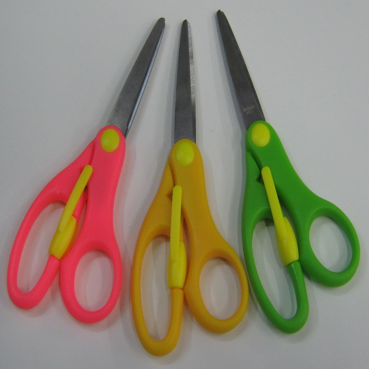Office scissors, office knives and scissors 2010-2 5-inch spring scissors Specification drawing