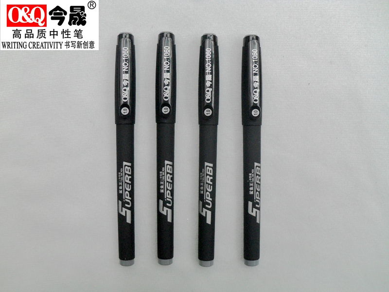 The manufacturer's best-selling Jinsheng large-capacity gel pen, signature pen, business pen 1.0mm 1060 Shark advertising pen details Picture