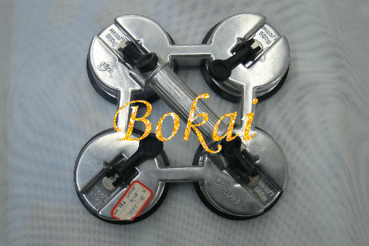 Glass sucker Heavy aluminum alloy glass sucker four-grip sucker floor tile sucker marble suction
