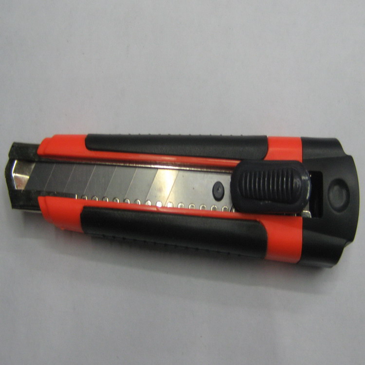 Stationery utility knives, tool knives, woodwork knives, large utility knives, blades Specification drawing