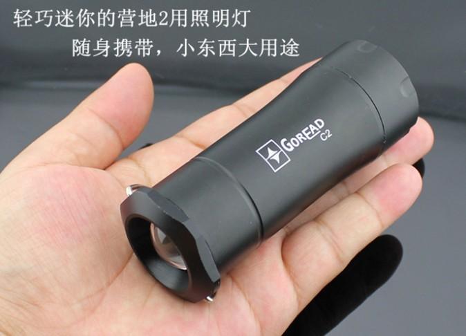 批发供应多功能LED强光手电筒帐篷灯 野营灯 迷你小巧营地灯细节图
