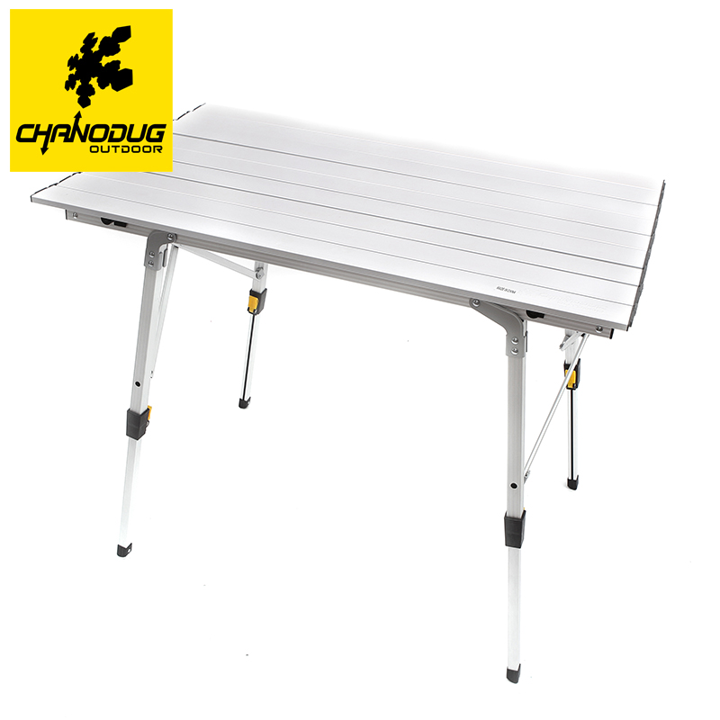 Chanodoge outdoor lift folding table aluminum alloy portable table with outsourcing bag