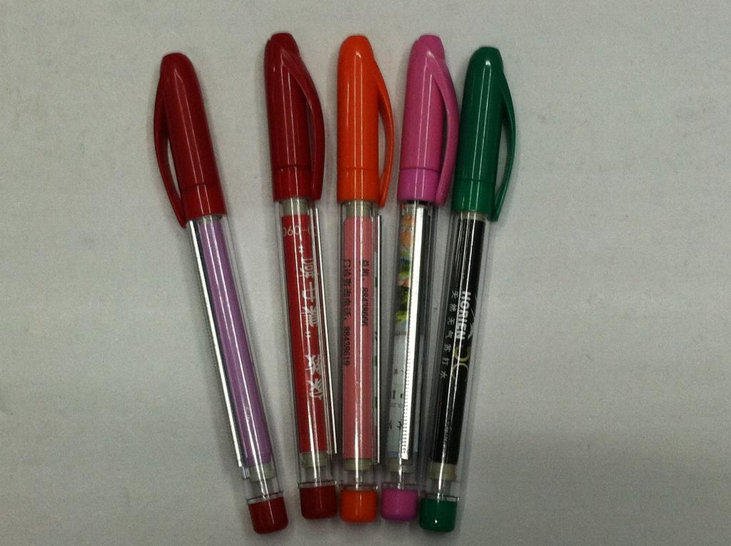 拉纸笔 广告笔 直杆拉纸笔 透明杆拉纸笔 学习用品 办公用品