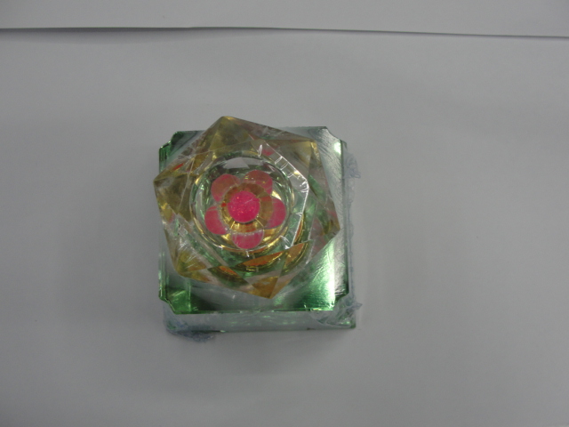 水晶摆件 富贵花香水座 汽车香水座