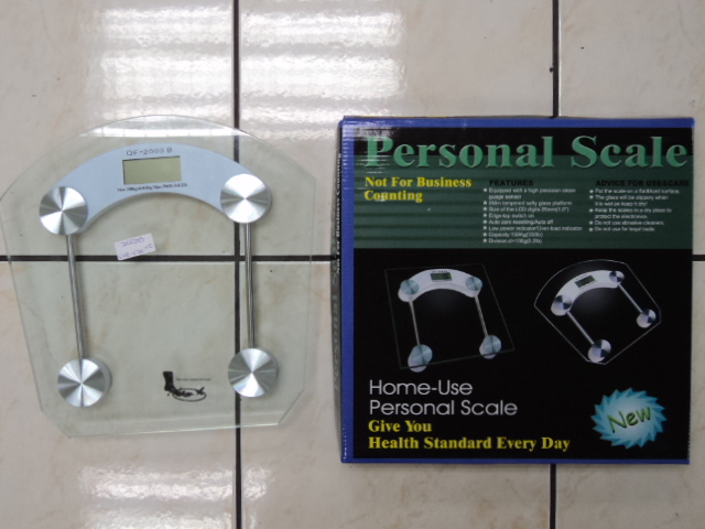 Supply body scales, electronic weighing scales, and electronic glass health scales