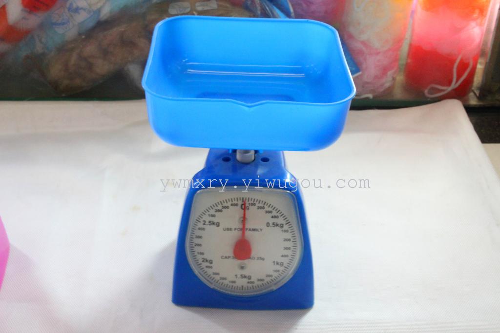 Plastic kitchen scale food scale square plate kitchen scale mechanical scale ingredients scale