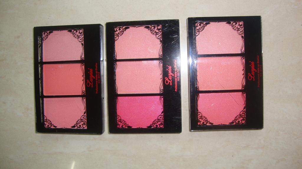 Aniel Cosmetics Wholesale Factory Direct Sales, To Sample Order Blush Three Groups Of Color Wholesale Specification drawing