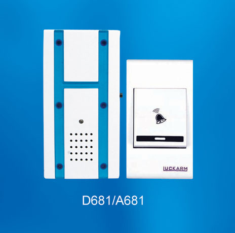 Battery wireless doorbell electronic doorbell, wireless remote control doorbell 150 meters thumbnail