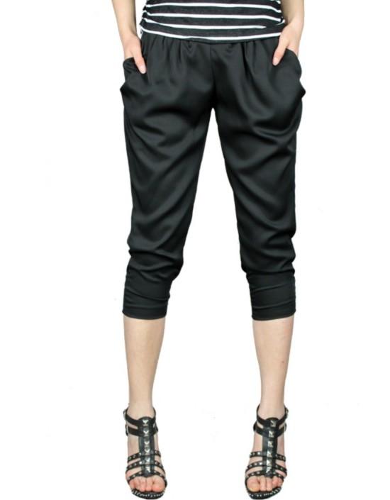 Factory direct sales of stylish and fashionable women's casual Halon pants, capri pants, 2014 bestsellers Specification image