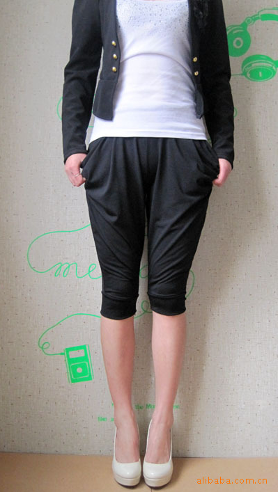 New summer ice silk Harem pants, fashionable women's pants, wholesale of Harem pants, Korean version Harem pants details Picture