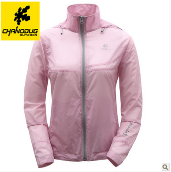 Sanodoge brand new women's skin wind clothing outdoor sunscreen ultra-thin breathable skin clothing genuine