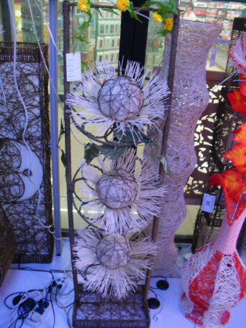厂家直销藤灯太阳花手工编制落地藤灯 插电