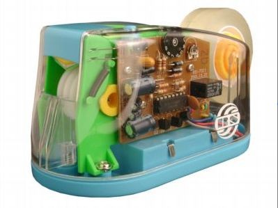 最新型的全自动办公系列产品 电动胶带机 全透明，半透详情2