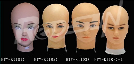 头模 模特头男女头模模特道具吹塑硬款妆容美帽子假发围巾展示道具模特头