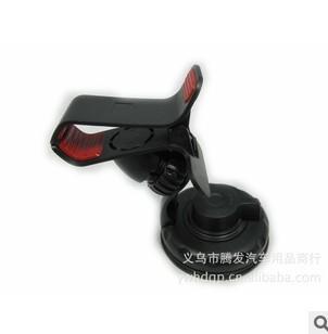 多功能车载夹子手机支架吸盘式通用汽车旋转导航手机座产品图