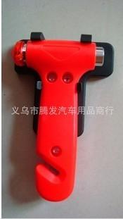 批发二合一带黑色底座汽车安全锤救生锤逃生锤紧急切割刀质量上乘产品图