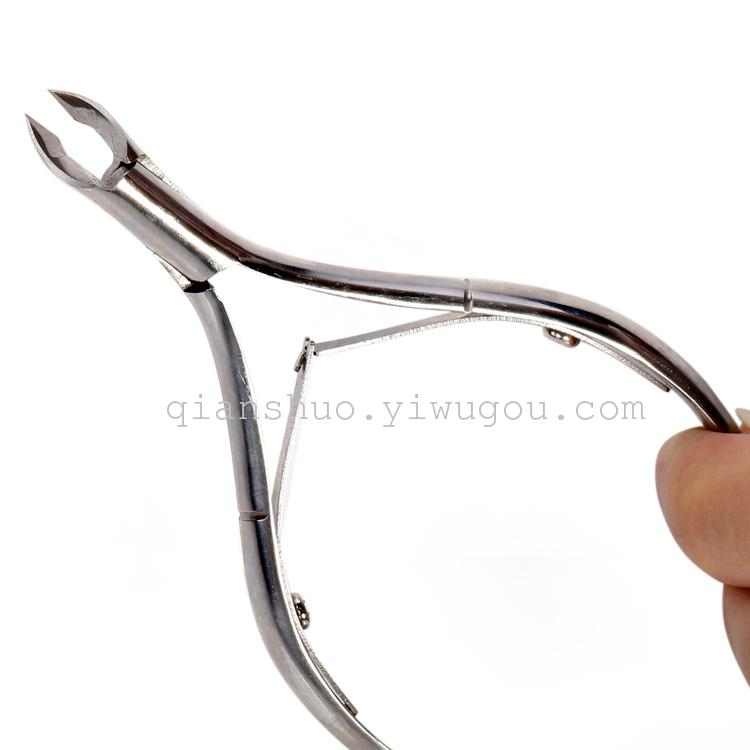 Wholesale nail care products, imported nail care tools, dead skin shears, exfoliating shears, round-headed stainless steel dead skin shears Specification image