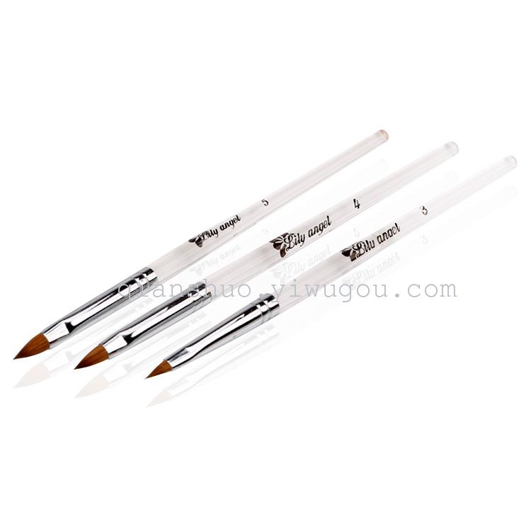 Nail care tools/Pure mink hair engraving pen /3D crystal engraving pen/Small crystal pen details Picture
