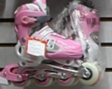 粉红色中号女式溜冰鞋002 适合10岁以上小女孩使用