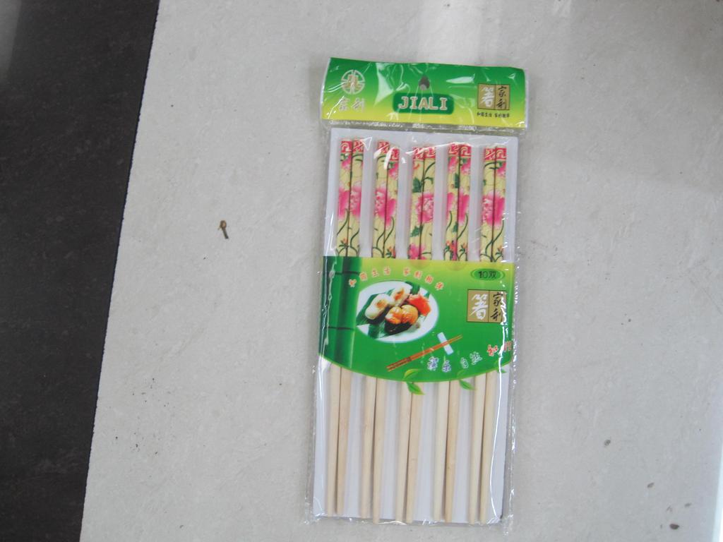 Natural bamboo chopsticks Eco-friendly Chopsticks Household bamboo chopsticks 10 sets of flower chopsticks