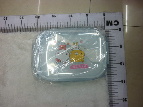Rectangular Refrigerator Sealed Microwave Plastic Crisper Lunch Box Lunch Box Two Boxes Lunch Box Bento Box