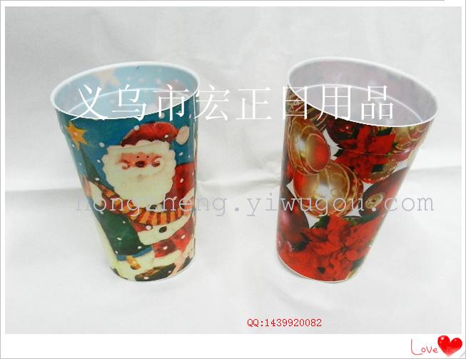 Mouthwash cup, washbasin cup, plastic cup, solid color juice cup 0011-14 Specification drawing