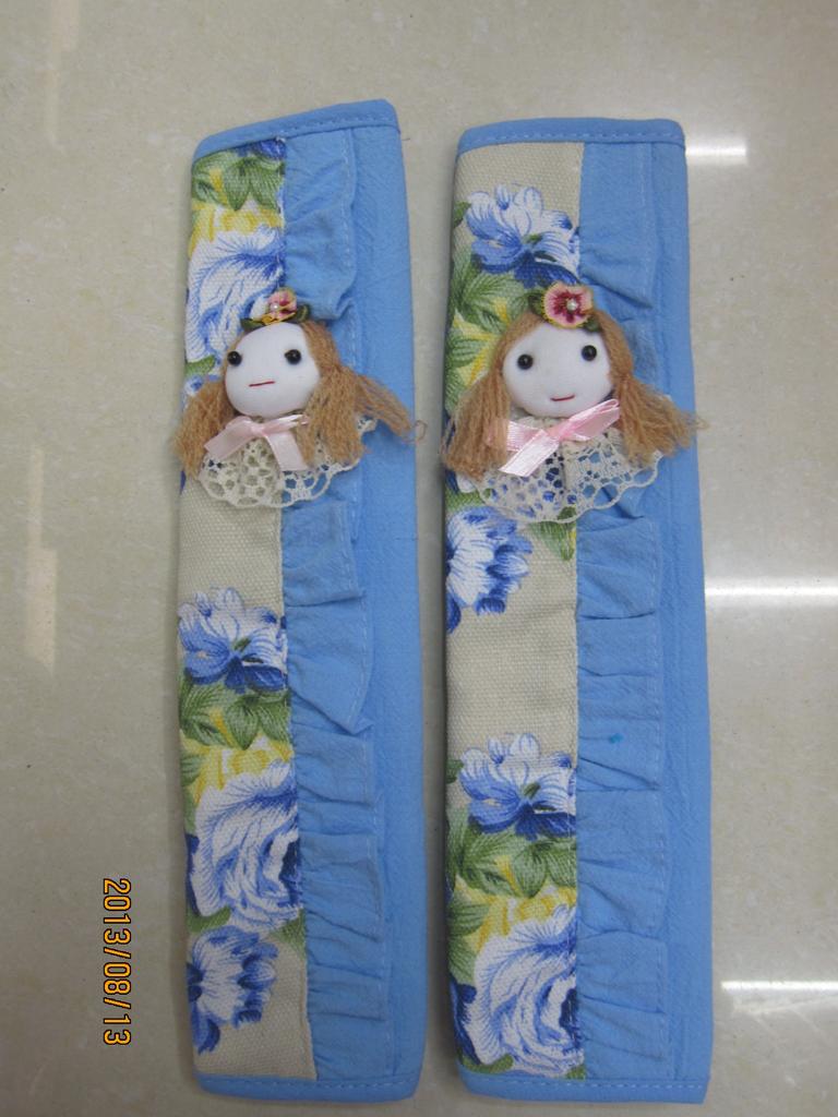 Self-Produced And Self-Marketing Cotton Powder Flower Girl Refrigerator Door Cover Anti-Fouling Anti-Static Refrigerator Handle Gloves Specification drawing
