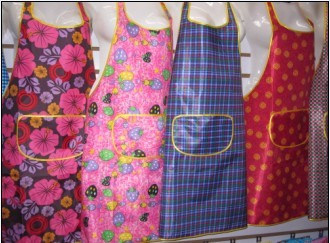 Waterproof apron Korean-style work sleeveless household cleaning bib, wear-resistant, stain-resistant, soft texture details Picture