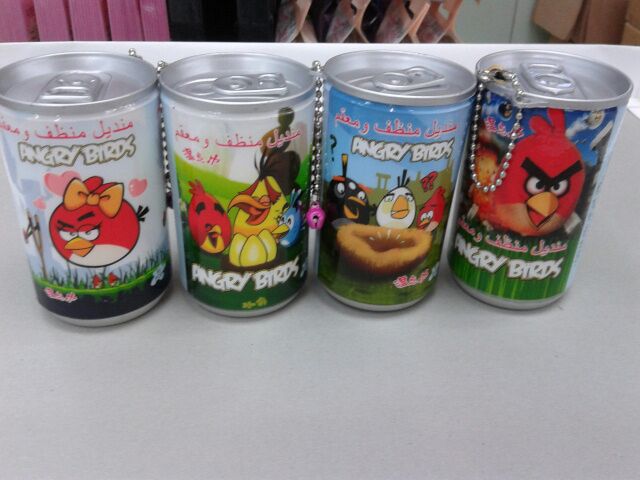 New Cola wet wipes from the Angry Birds series, 30-pack portable in Arabic