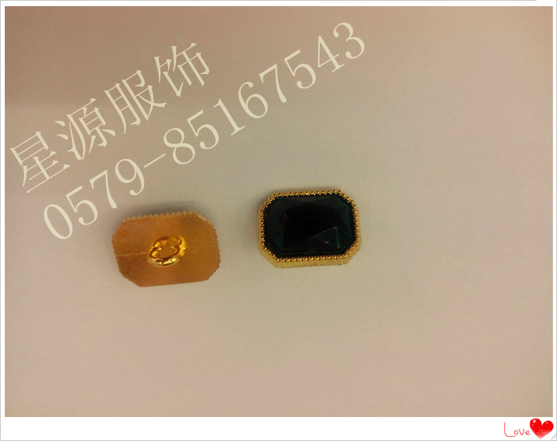 合金手缝纽扣（八角） 纽扣 装饰配件