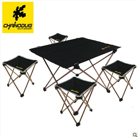 夏诺多吉 超轻四方全折叠铝合金钓鱼凳 便携马扎凳子户外椅子细节图