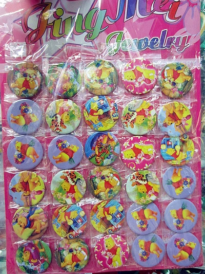 Personalized Name Badge Production Of Tinplate Smiley Face Cartoon Christmas Badge Customization