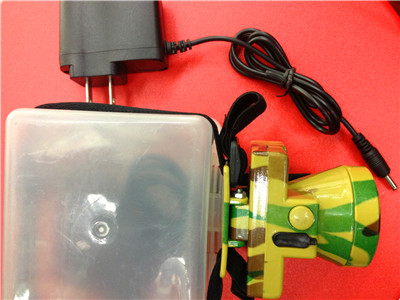 Lithium battery plastic headlamp details Picture