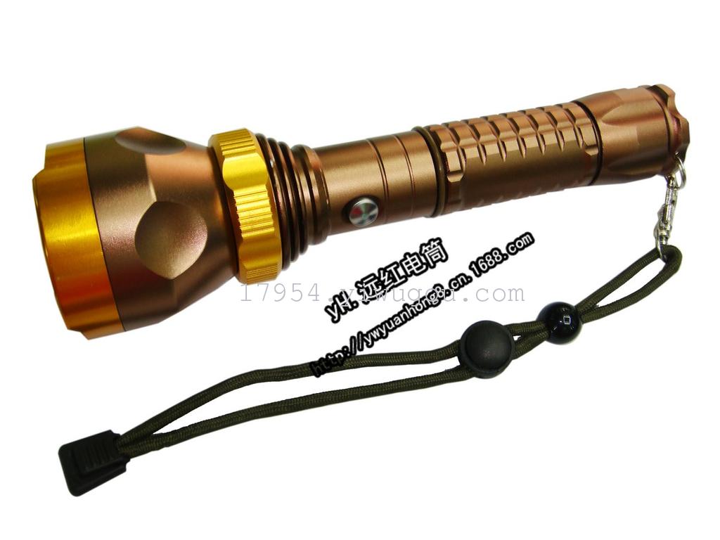 强光充电手电 可充电 户外照明 超亮变焦手电筒 远射王