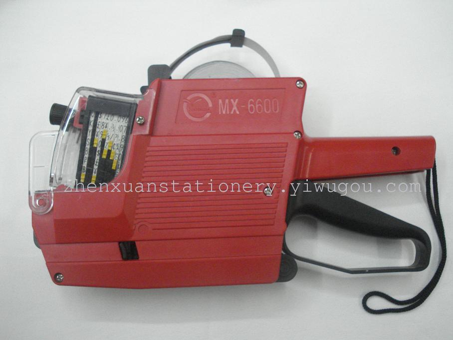 供应双排10位6600标价机三色混装打价机打码机厂家直销价格机