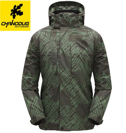 Chanodoge outdoor emergency clothing men's windproof warm two sets of three in one emergency clothing
