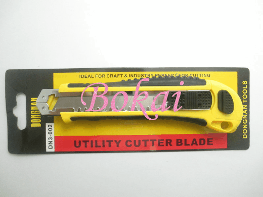 Multifunctional wallpaper knife with rubber cover three consecutive hair utility knife anti-slip safety design for electrician's knife