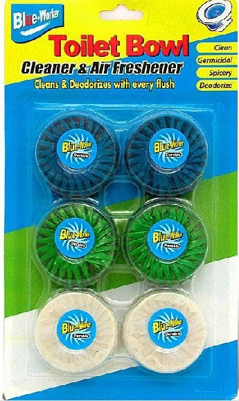 科净 012蓝泡泡厂家批发 6颗装高效清洁