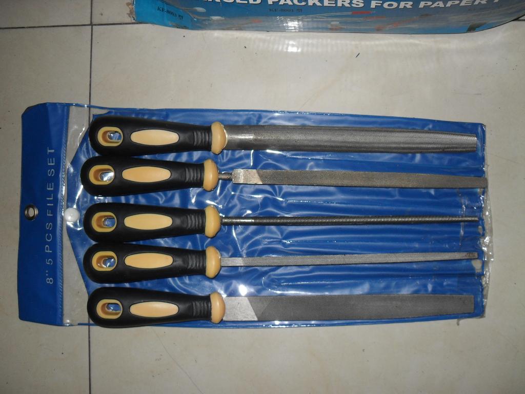 Packaged with 8-inch 5PC steel file tape details Picture