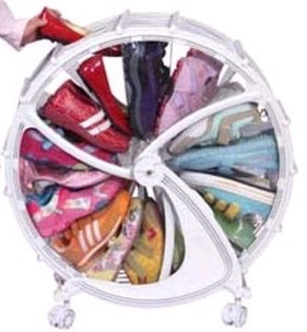 Small rotating shoe rack Ferris wheel shoe rack new shoe rack