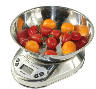 High-end stainless steel electronic kitchen scale, baking scale, medicinal material scale, electronic scale, gram scale, 5 kilograms /1g. Item number: EK-03