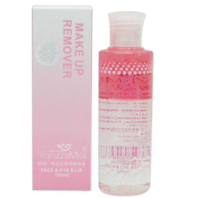 Manufacturers direct facial, eye and lip makeup remover easy remover makeup three colors optional makeup remover