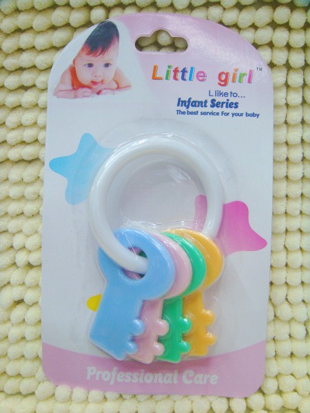 Baby and toddler educational toy Jingle Key Retainer Key chain 6 months practice grasping baby exploration toy thumbnail