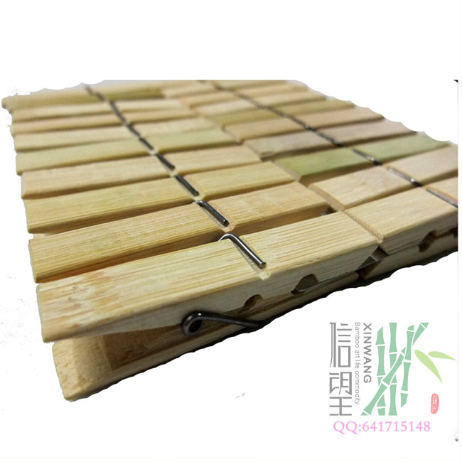 6.0 Bamboo tongs, clothes drying tongs, household strong bamboo and wood tongs, quilt tongs, small tongs, clothes tongs, windproof greenhouse tongs, Xinwang brand factory direct sales details Picture