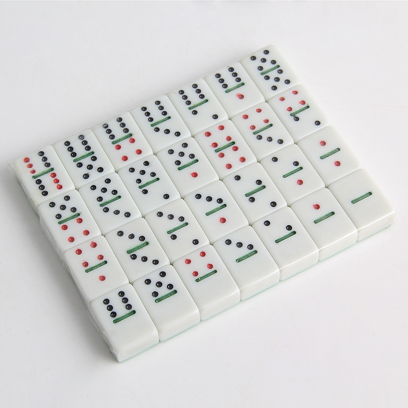 Dominoes blister dominoes color variety factory direct sale